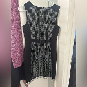 Ivanka Trump Monochrome Tweed Dress